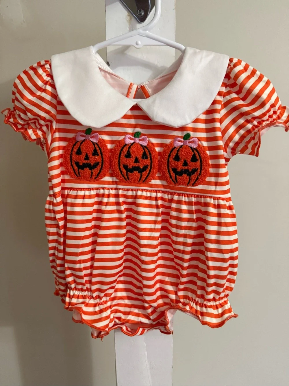 New Girl’s Halloween Bubble Romper